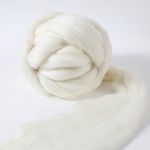 ercerized Wool Top for Spinning - Machine Washable & No Shrink Merino Roving, Silky Lustrous, for Felting, Dyeing (5.3OZ)