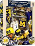 MasterPieces Game Day 500 Piece Jigsaw Puzzle for Adults - NCAA Michigan Wolverines Locker Room - 15"x21"
