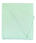 Arvore Bunkaar 100% Soft Staple Cotton Check AC Blanket | Top Sheet | Lightweight Dohar Blanket | Khes (60x100 inches) (Plain Green)