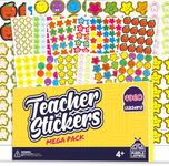 PURPLE LADYBUG 4960 Teacher Stickers Mega Value Pack - Reward Stickers for Kids & Teacher Supplies Motivational Sticker Pack for School, Daycare & Classroom Essentials - Star Stickers for Toddlers