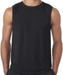 Yoga Clothing For You Mens Sleeveless Muscle Tank Top, XL Black