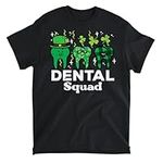 St Patrick Day Dental Squad Saint Paddys Teeth Irish Dentist T-Shirt, Long Sleeve Shirt, Sweatshirt, Hoodie Unisex Adult Size Made in Canada