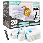 Jabykare 20 Pack Vacuum Storage Bag