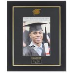 Lawrence Frames Black Graduation Frame - Customizable Year - Class of - 5x7