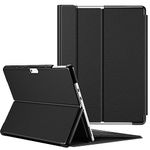 FINTIE Case Compatible with Microsoft Surface Pro 11 (2024) / Surface Pro 10 (2024) / Surface Pro 9 (2022) 13 inch, Multiple Angle Hard Shell Slim Portfolio Cover Fit Kickstand, Black