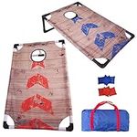 Portable Collapsible Cornhole Set w