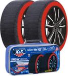 K&K Automotive Snow Socks for Tyres - Pro Series for Ultimate Grip Snow Chain Alternative Traction Device for Truck SUV Van Car Textile Winter Emergency Kit Auto Accessory 2023 Model (XXLarge)