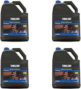 Yamalube LUB-2STRK-M1-04 2M Outboard TC-W3 2-Stroke Engine Oil (CASE OF 4)