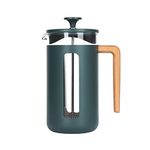 La Cafetière Pisa Stainless Steel Cafetière, 8 Cup French Press, Green, Gift Boxed