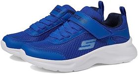 Skechers Kids Dynamatic Hook & Loop Sneaker, Blue, US 11 Little Kid