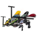 StoreYourBoard Adjustable Ski and Snowboard Ceiling Rack, Overhead Storage Mount, Single Sided