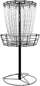 MVP Black Hole Practice 24-Chain Portable Disc Golf Basket Target