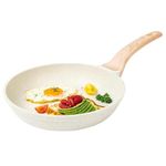 HomeEssentials Non Stick Maifan Frying Pan 20CM - Egg Fry Pan/Induction Base / 5 Layer Non Stick Cookware/Dishwasher Safe (20CM, Maifan Stone Pan)