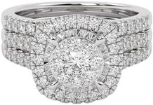 Bridal Set Rings For Women, 1.00 Ca
