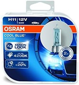 OSRAM 64211CBI-DUO COOL BLUE INTENSE H11, halogen headlamp, 64211CBI-HCB, 12 V passenger car, duo box (2 lamps)