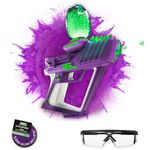 Gel Blaster Surge Starfire - High Performance Age 14+ Glow In The Dark Gel Ball Blaster | High-Capacity Semi & Automatic Modes | 5,800 Rounds | 30M Range | Ages 14+