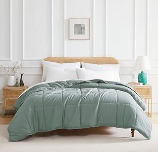 Vilano Springs Premium Quality Over-Sized All-Season Down-Alternative Comforter, Steel Blue, King / California King