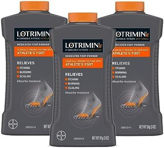 Lotrimin AF Athlete's Foot Antifungal Powder, Miconazole Nitrate 2% Treatment, Clinically Proven Effective Antifungal Treatment of Most AF, Jock Itch and Ringworm, 3 Ounces Bottle (Pack of 3)