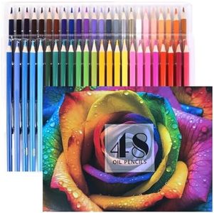 Wynhard Color Pencils Set 48 Pcs Drawing Kit Artist Kit Artist Pencil Set Art Kit Pencil Colors Drawing Pencils Coloured Color Pencil Set for Students Adults Artists Sketching Colouring Art Supplies