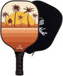 OutWest Sport Pickleball Paddle - Marine Layer | Graphite Carbon Face | Polypropylene Honeycomb Core | Cover Included | USAPA Approved