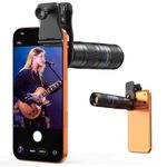 APEXEL 5-10X Zoom Lens for iphone 17/16/15/14/13 Series,Clip On Zoom Lens for Phone Camera Lens,Optical Zoom Lens Attachment