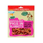 Armitages Pet Things Good Boy Pawsley & Co Succulent Pigs In Blankets Dog Treat 320g (Pack of 3)