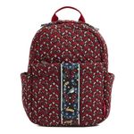 Vera Bradley Women's Cotton Small Backpack Bookbag, Enchanting Flowers, One Size