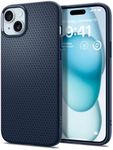 Spigen Liquid Air Case Compatible with iPhone 15 - Navy Blue