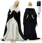 Wearable Heated Blanket with Foot P