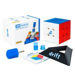 Cubelelo Drift 3M Plus v2 3x3 (MagLev) Speedcube (New Upgraded Version) | Ultra-Smooth Magnetic Leviation for Fast Solves | Perfect Brain-Teasing Puzzle for Kids & Adults