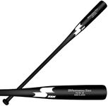 SSK Z9 Professional Edge Coaches Wood Fungo Bat 33" 35" 37" - Baseball & Softball - 60 Day Warranty - 35+ Colors (Black/Black/White, 35")