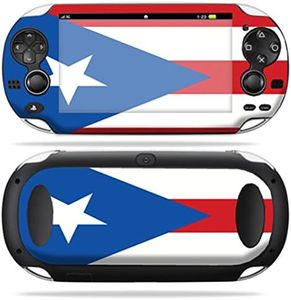 MightySkins Skin Compatible with PS Vita PSVITA Playstation Vita Portable wrap Sticker Skins PuertoRican Flag