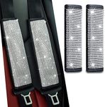 JDDRY 2-Pack Bling Seat Belt Covers