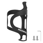 ROCKBROS Bike Water Bottle Cage Water Bottle Holder Lightweight Alloy Aluminum Bicycle Cages Secure Hold Brackets for MTB, Road,Gravel Bike