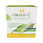 Organyc Organyc 100% Certified Organic Cotton Tampons, Normal Flow, with Compact Plant-Based Eco-Applicator, 16Count