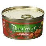 John West Skinless and Boneless Wild Pacific Red Salmon 170 g. High in Omeaga 3