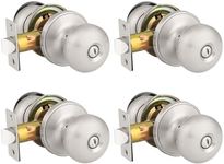 GOBEKOR 4 Pack Privacy Doorknobs Sa