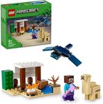 LEGO® Minecraft® Steve's Desert Expedition 21251 Building Toy, Gaming Playset for Boys and Girls, Biome with House and Action Figures, Independent-Play Toy for 6-Year-Old Kids and Over