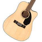 Fender 12-String Acoustic Guitar, with 2-Year Warranty, with Fishman Acoustic Guitar Pickup with Tuner and Equalizer, Rounded Walnut Fingerboard, Glossed Natural Finish, Mahogany Construction