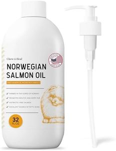 Norwegian Salmon Oil for Dogs - 32 oz of Fish Oil for Dogs Skin and Coat - Contains Omega 3 Fatty Acids - Made in The USA