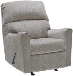 Signature Design by Ashley - Altari Rocker Recliner, Alloy
