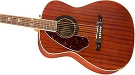 Fender Tim Armstrong Hellcat Concert Acoustic Guitar, with 2-Year Warranty, Natural, Walnut Fingerboard, Left-Handed