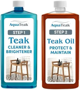 AquaTeak Care Kit: Premium Teak Oil & Teak Cleaner & Brightener