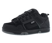 DVS Men's Comanche Skateboarding Shoe, Black Reflective Charcoal New Black, 11