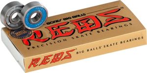 Bones Big Balls Reds Bearings - 8mm (Pack of 8)