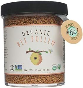 Greenbow Organic Bee Pollen - 100% USDA Certified Organic, Non-GMO, Halal, Kosher Certified, Pure & Natural Bee Pollen - Superfood Packed with Proteins, Vitamins & Minerals - Gluten Free - 311g