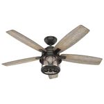 Hunter Fan Company 59420 Hunter 52" Coral Bay Noble Bronze LED Light and Handheld Remote Ceiling Fan