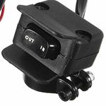 ZHUOTOP Heavy Duty Handlebar Control Line Winch Rocker Switch Handlebar Control Warn Winch Controller for ATV/UTV