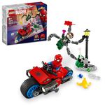 LEGO Marvel Motorcycle Chase: Spider-Man vs. Doc Ock 76275 (77 Pieces)