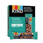 KIND Bars, Dark Chocolate Mint, Gluten Free, Low Sugar, 40 Grams, 12 Count